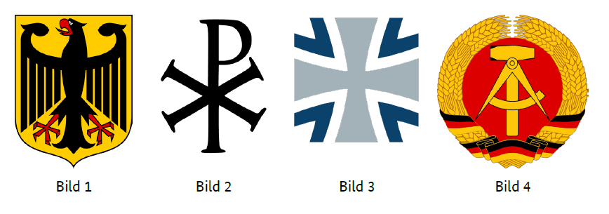Welches ist das Wappen der Bundesrepublik Deutschland?