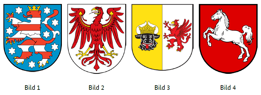 Welches Wappen gehört zum Bundesland Mecklenburg-Vorpommern?