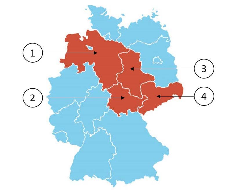 أي ولاية هي تورينغن؟